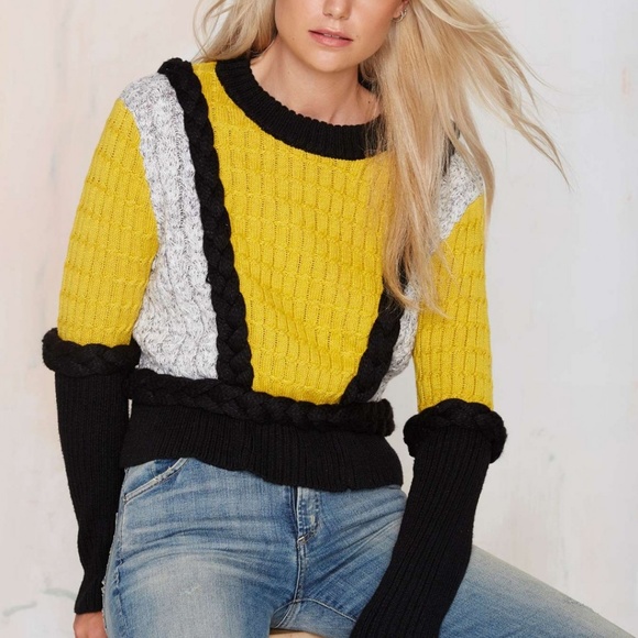 For Love And Lemons Sweaters For Love Lemons Billy Crop Sweater Poshmark